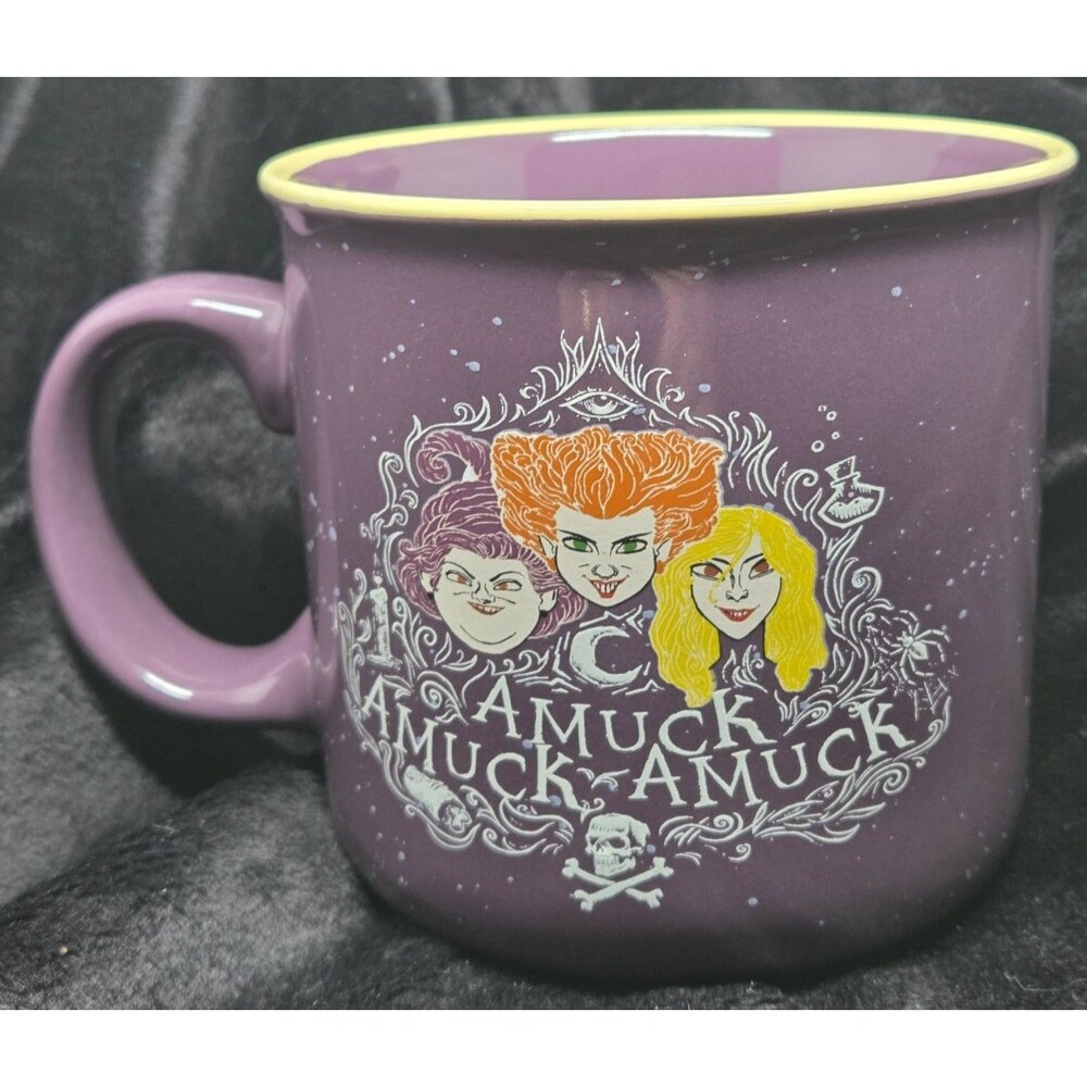 Hocus Pocus Disney Purple Ceramic Mug 20 Oz
